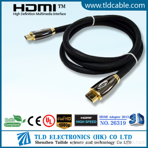 Gold HDMI 1.4V 3D Ethernet Audio Video 1080P Cable